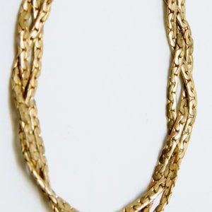 Christian Dior Mise en Dior 12Kt gold fill Braided